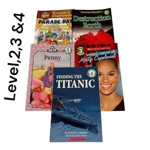 Reading level 2,3 & 4 young readers , good condition,